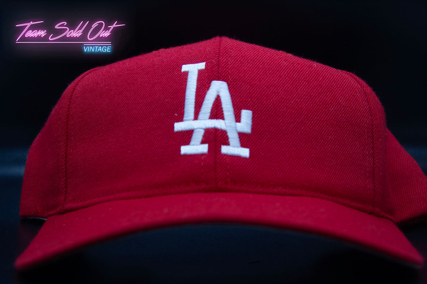 Vintage Twins Los Angeles Dodgers Plain Logo Snapback Hat MLB