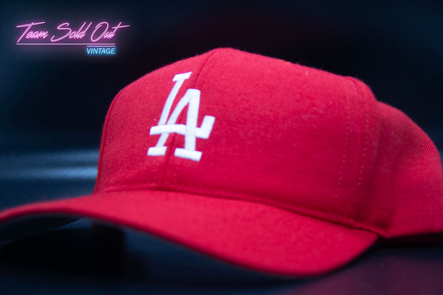 Vintage Twins Los Angeles Dodgers Plain Logo Snapback Hat MLB