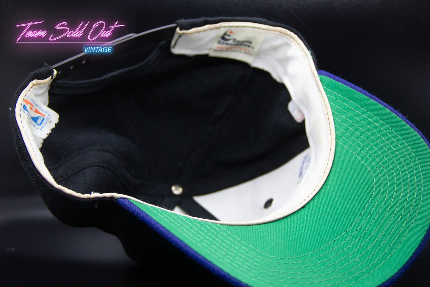 Vintage Sports Specialties Minnesota Timberwolves Double Script Snapback Hat NBA