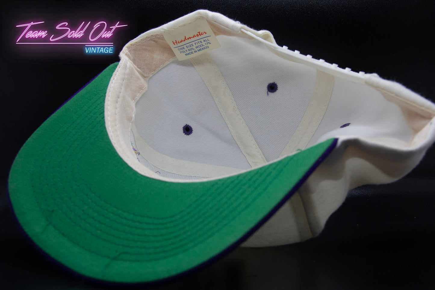 Vintage Los Angeles Lakers Motion Script Snapback Hat NBA