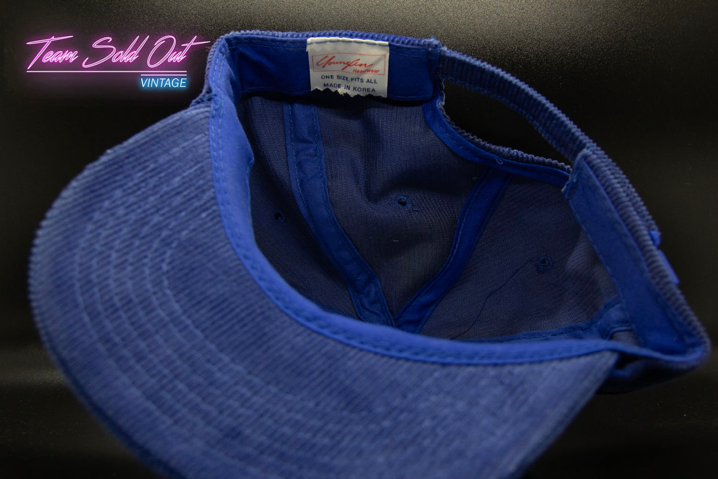 Vintage Youngan Los Angeles Dodgers Script Cord Hat MLB