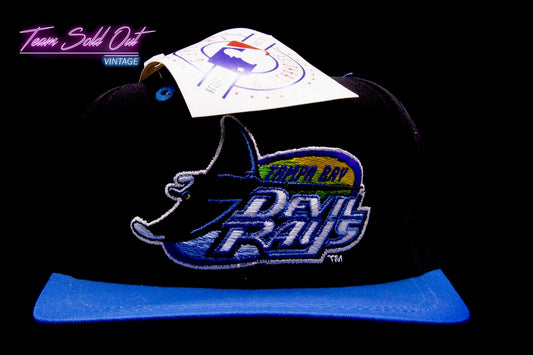 Vintage Toddler Logo 7 Plain Logo Tampa Bay Devil Rays Hat MLB