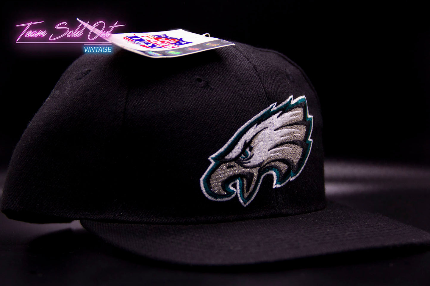 Vintage Game Day Philadelphia Eagles Plain Logo Snapback Hat NFL