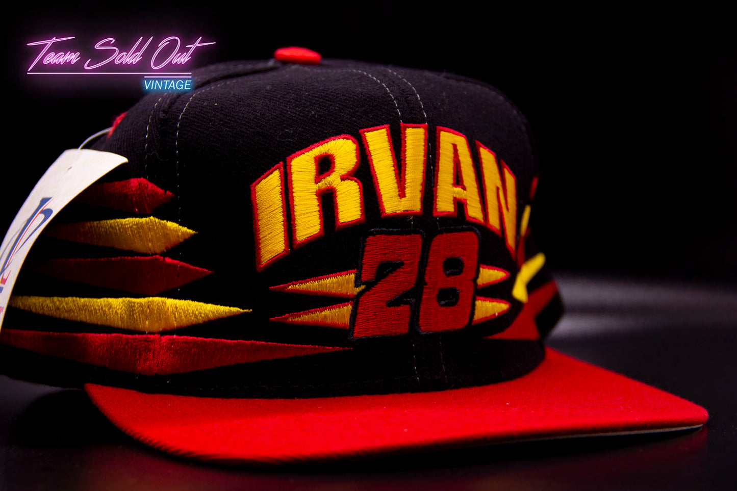 Vintage Logo Athletic Diamond Ernie Irvan #28 Havoline NASCAR Snapback Hat