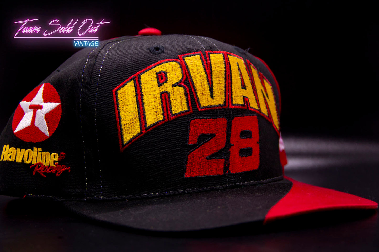 Vintage Ernie Irvan #28 Hat Texaco Havoline NASCAR Racing Snapback Hat