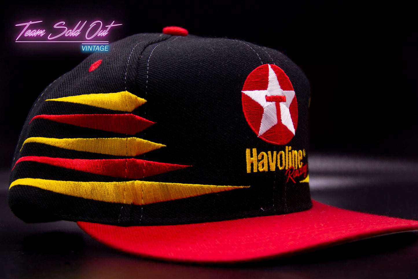 Vintage Logo Athletic Diamond Havoline Racing Ernie Irvan #28 NASCAR Snapback Hat