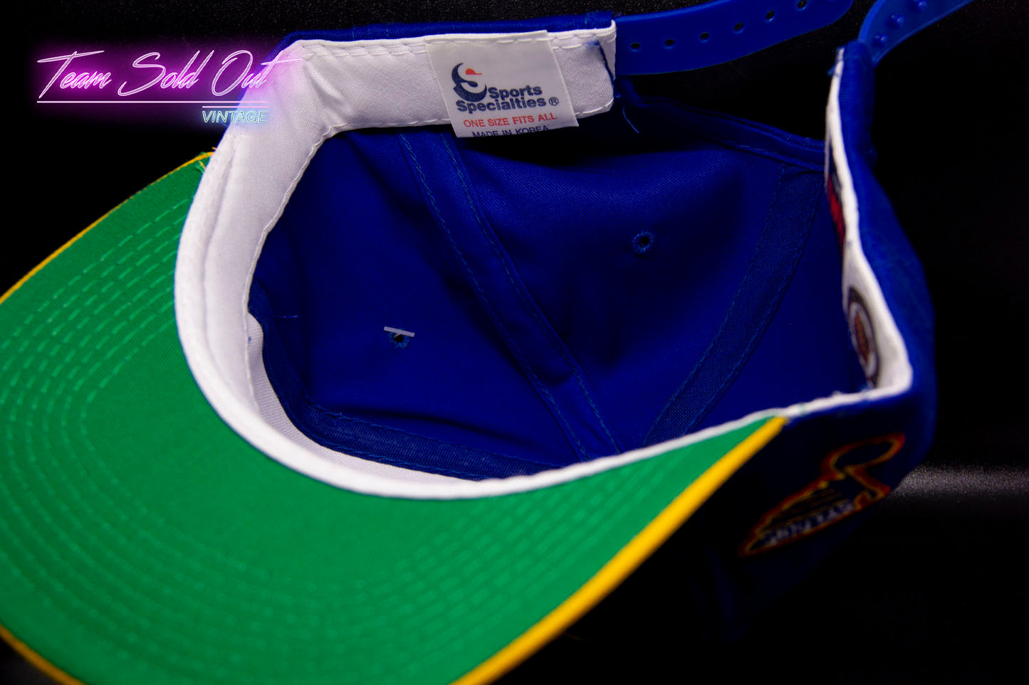 Vintage Sports Specialties St. Louis Blues Double Script Snapback Hat NHL