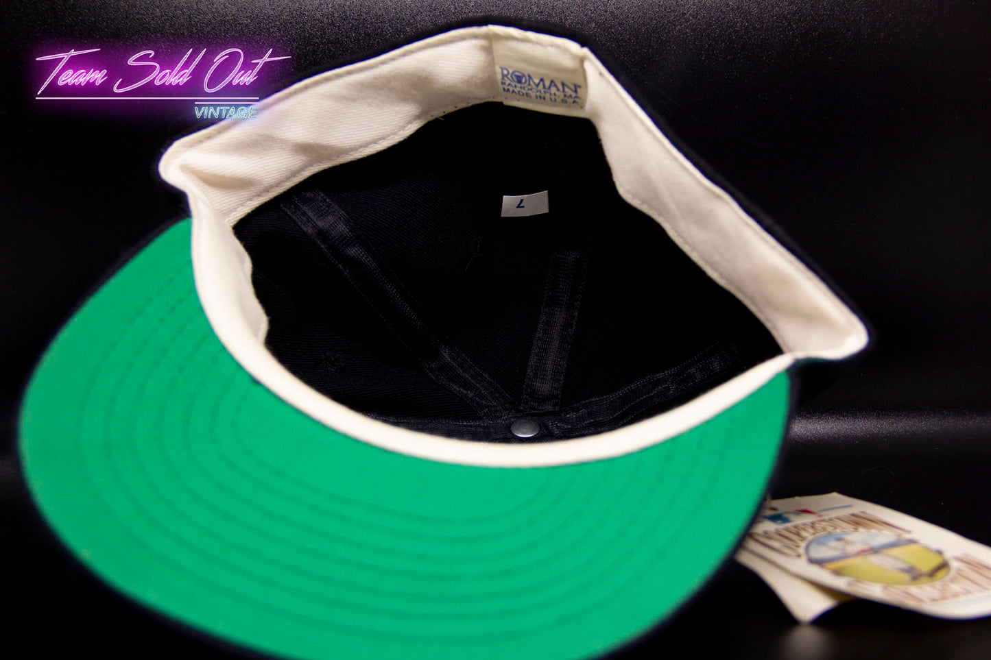 Vintage Fitted 7 White Sox Plain Logo Snapback Hat MLB