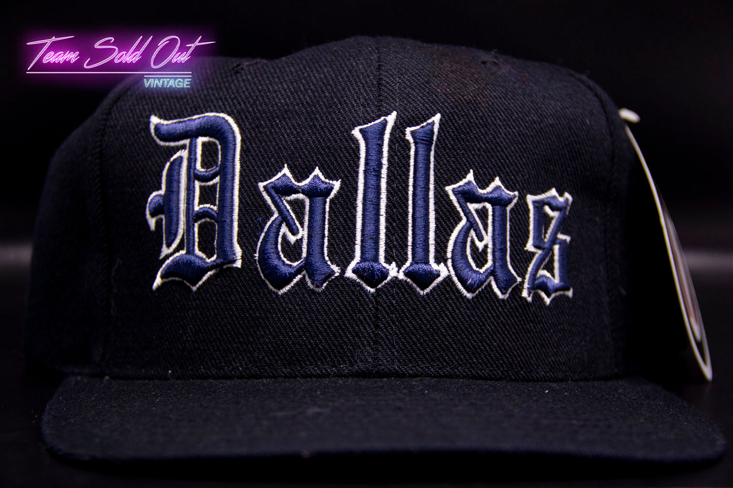 Vintage Colosseum Dallas Cowboys Old English Snapback Hat NFL
