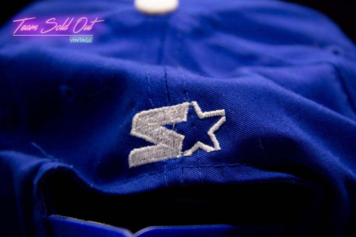 Vintage RARE 90s Pinstripe Logo Los Angeles Dodgers Starter Snapback Hat  Cap LA 