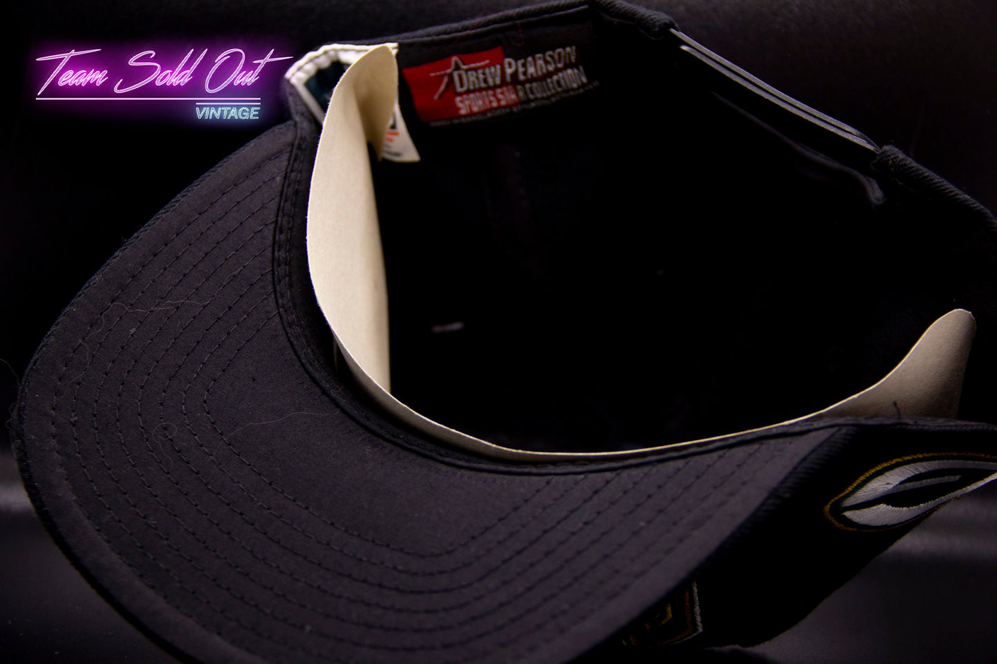 Vintage Drew Pearson Green Bay Packers Ach Snapback Hat NFL