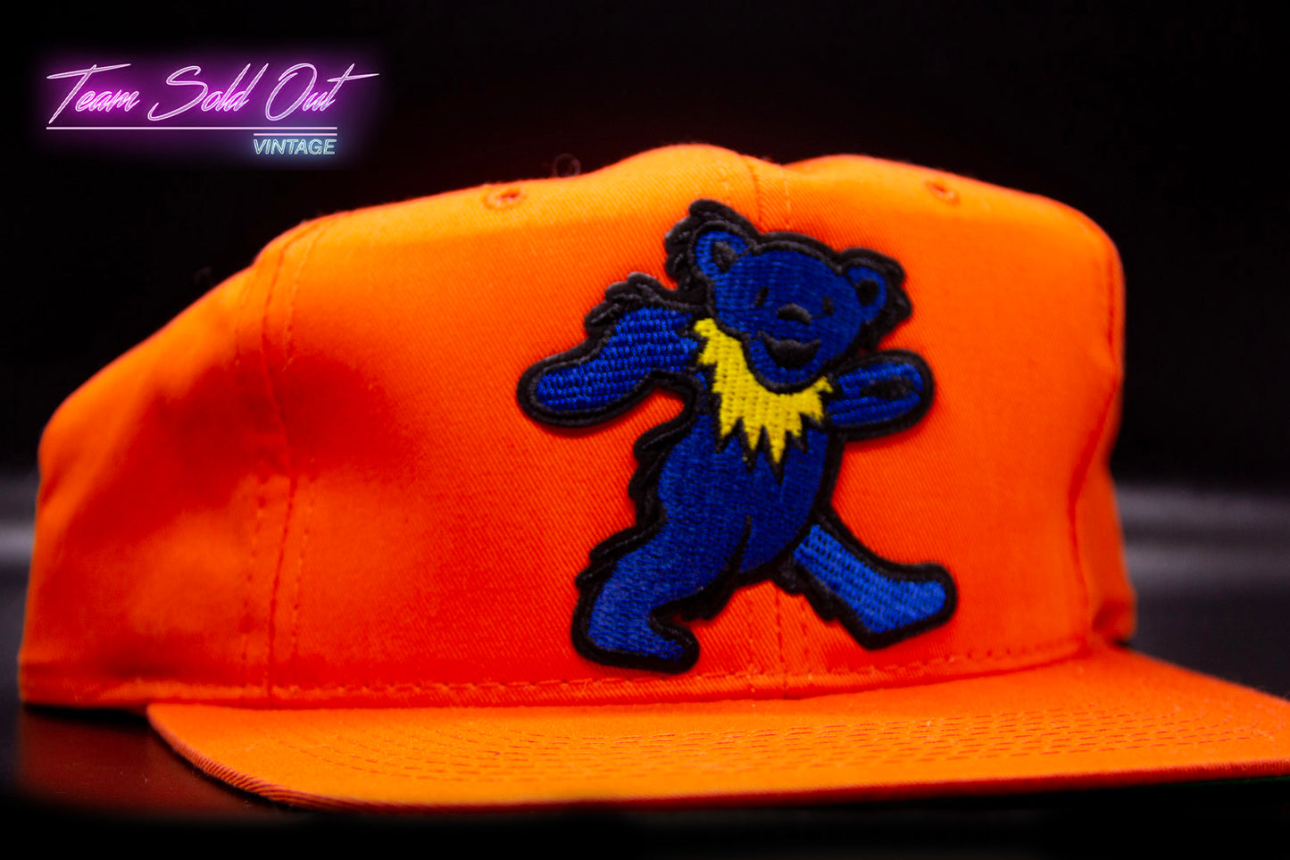 Vintage 1980s Youngan Grateful Dead Plain Logo Snapback Hat Music