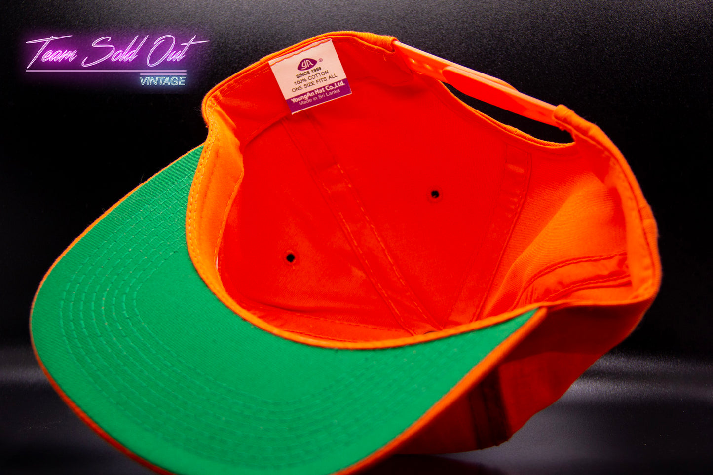 Vintage 1980s Youngan Grateful Dead Plain Logo Snapback Hat Music