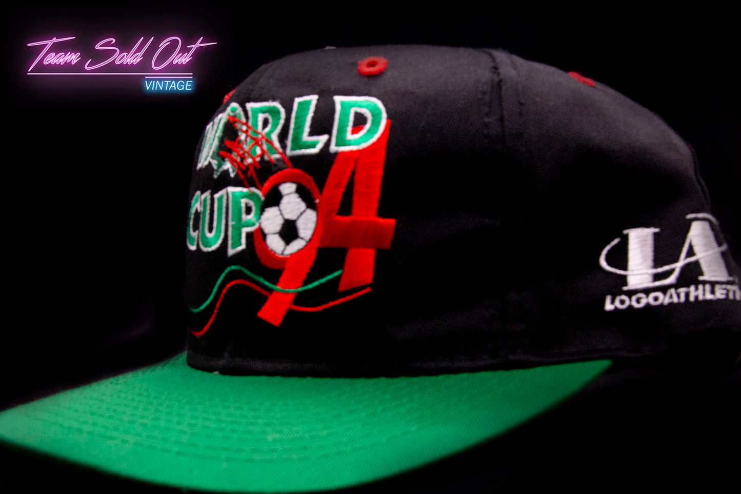 Vintage Logo Athletic Stadium Collection 1994 World Cup USA Soccer Snapback Hat
