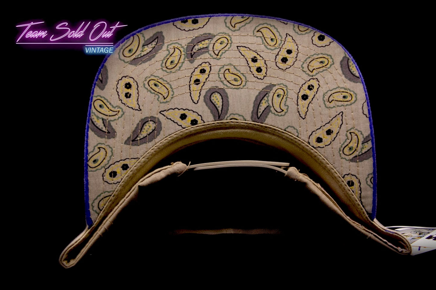 Vintage Starter Paisley Milwaukee Brewers Snapback Hat MLB