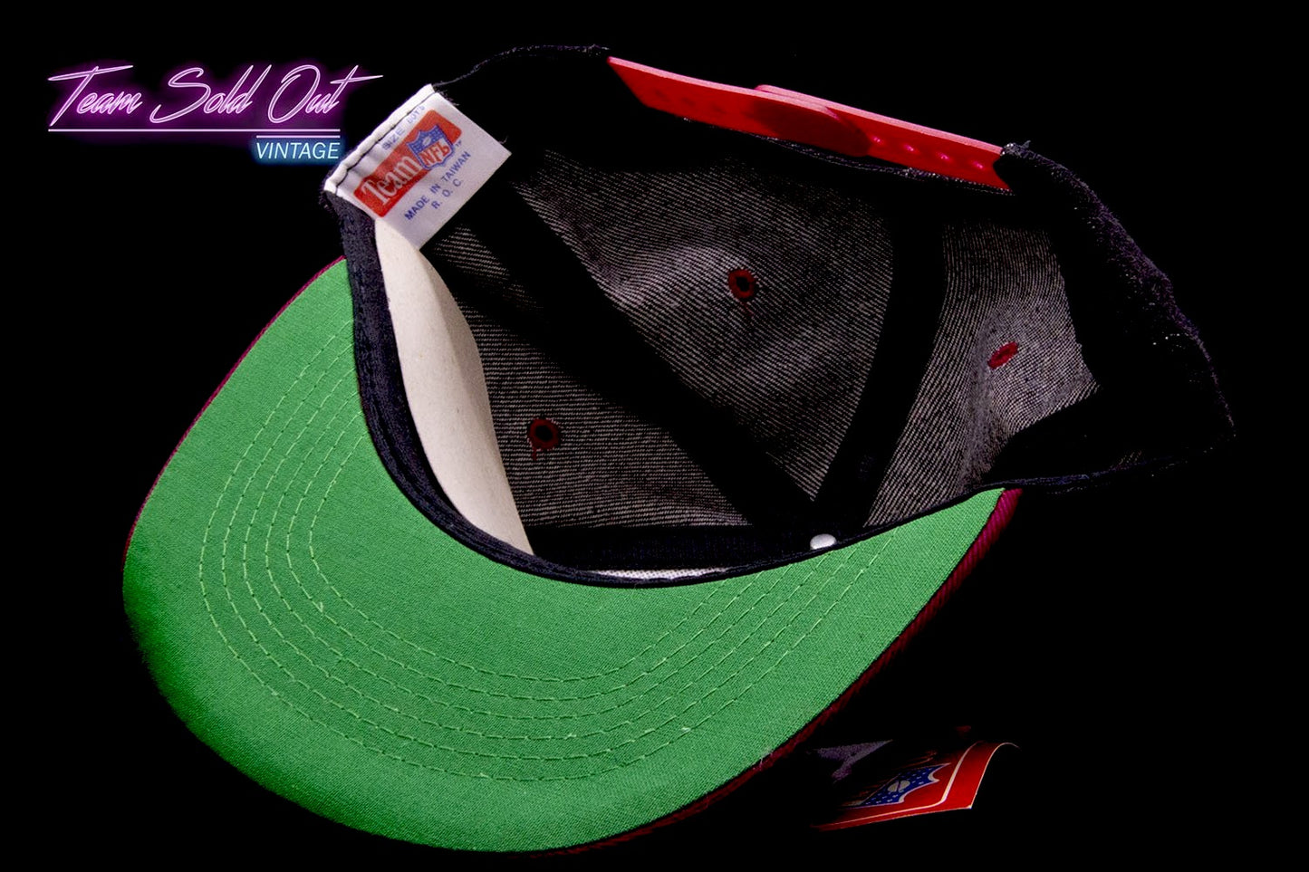 Vintage Youth Universal Industries Plain Logo Washington Snapback Hat NFL