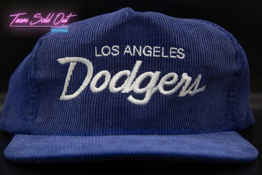 Vintage Youngan Los Angeles Dodgers Script Cord Hat MLB