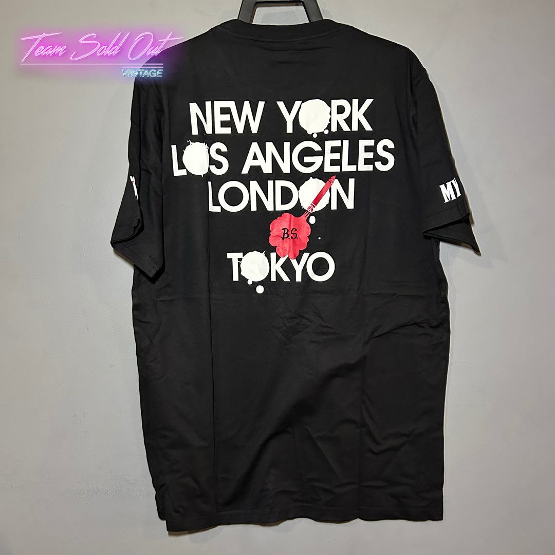Vintage New Stussy Black Authentic For All To Envy Tee T-Shirt Large