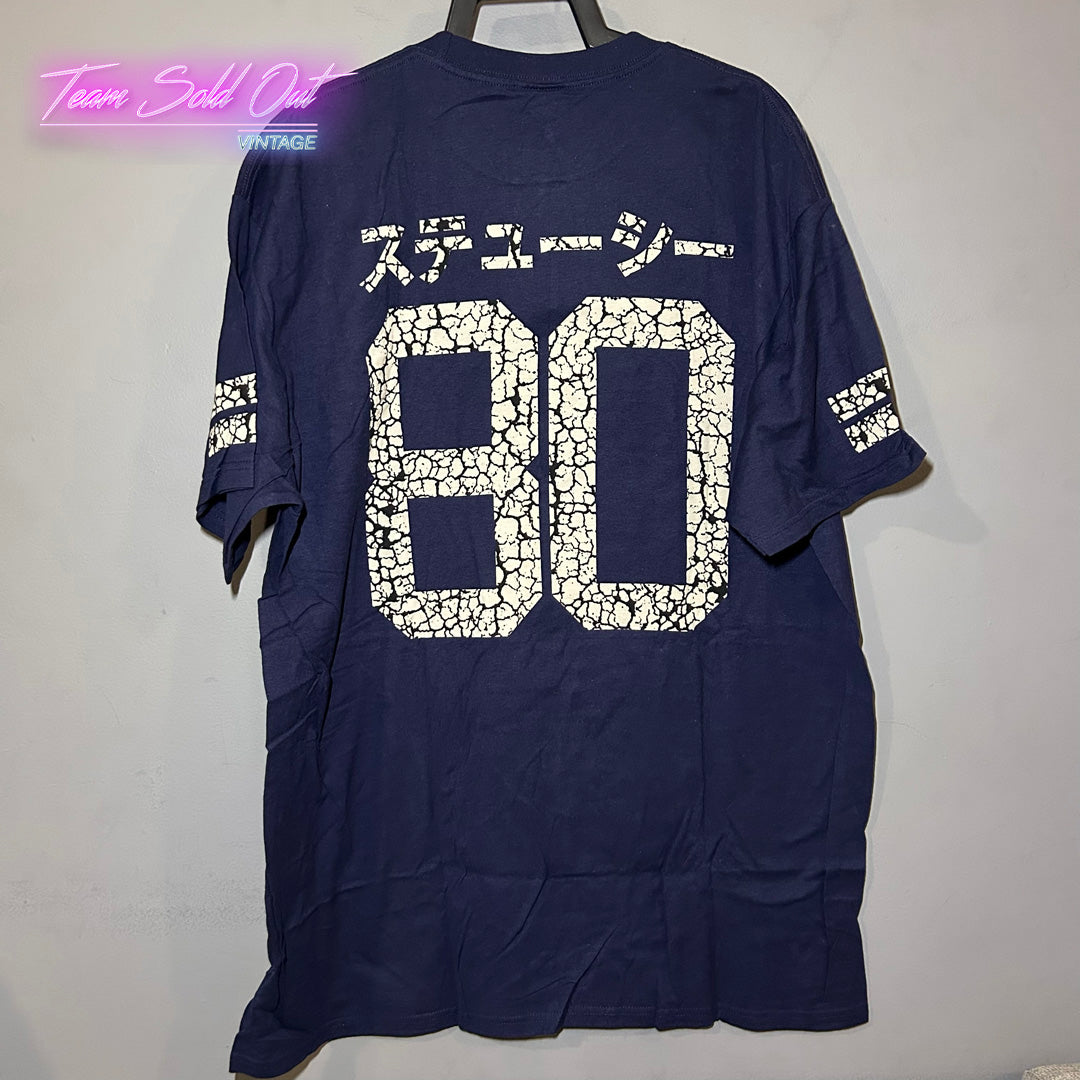 Vintage New Stussy Blue Elephant S Tee T-Shirt 2XL