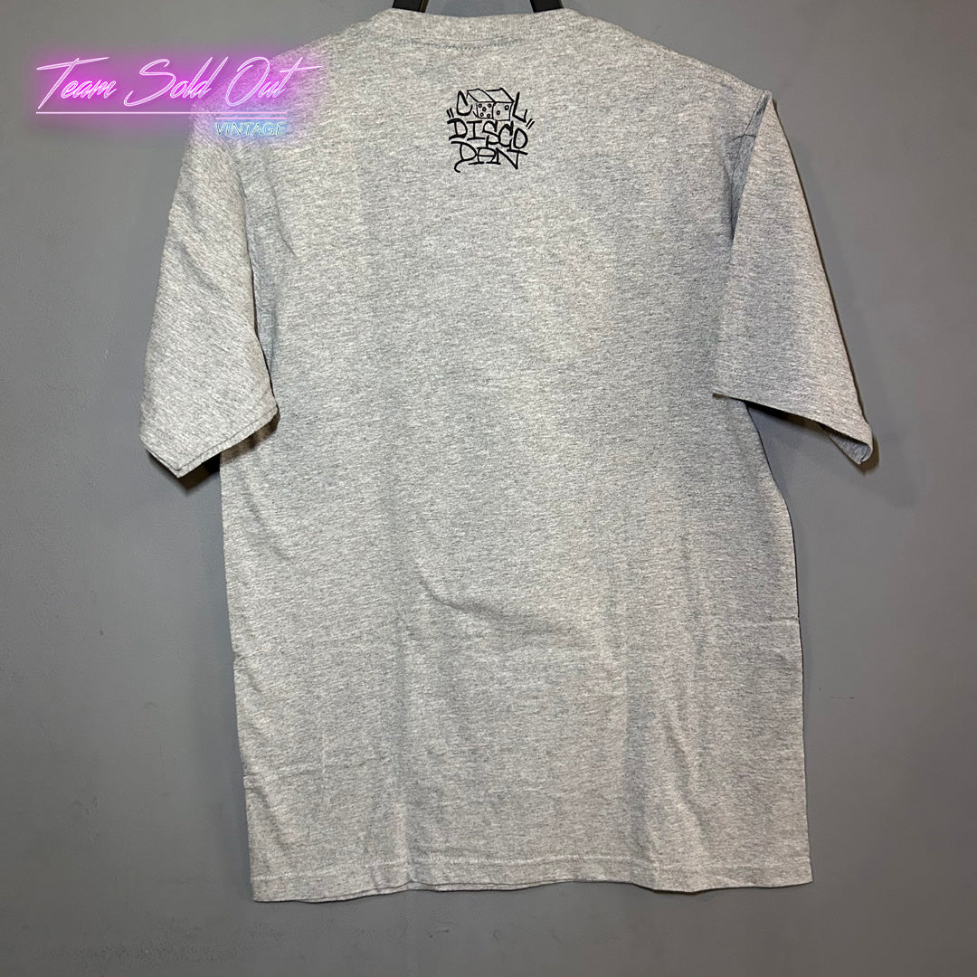 Vintage New Stussy Grey Screw Loose State Of Mind Tee T-Shirt Small