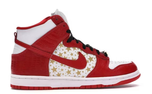 Nike SB Dunk High "Supreme Red Stars"
