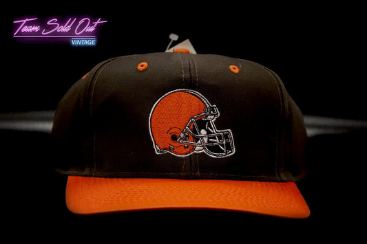 Vintage Logo Athletic Cleveland Browns Plain logo Snapback Hat