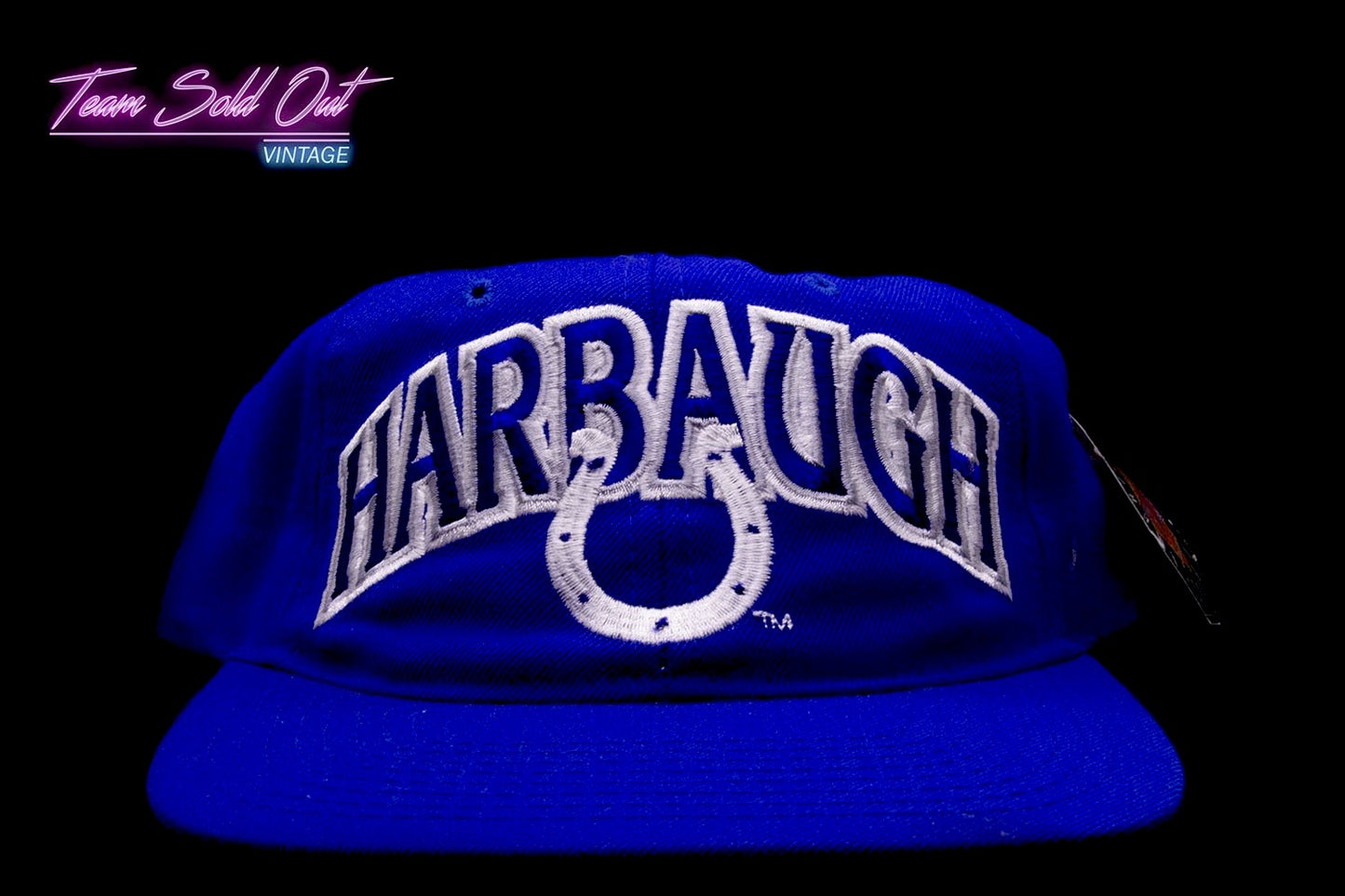 Vintage Starter (The Right Hat) Roster Caps Harbaugh 4 Snapback Hat NFL