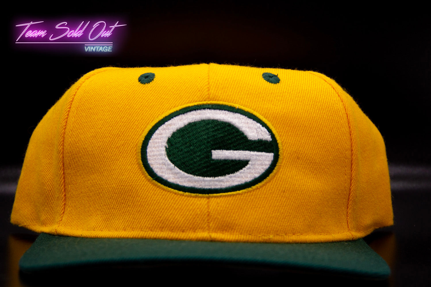 Vintage Green Bay Packers Logo 7 Snapback Hat | SidelineSwap