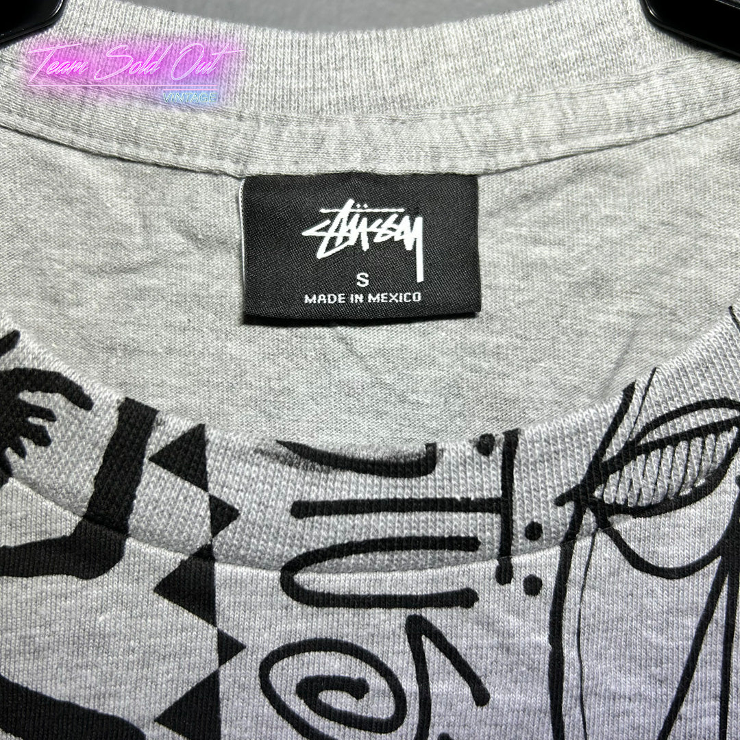 Stussy, Shirts, Vintage Stussy Japan Burly Threads Tee