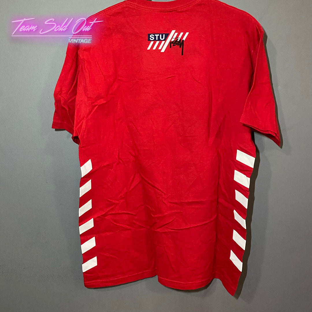Vintage New Stussy Red 8 Ball Tee T-Shirt Medium