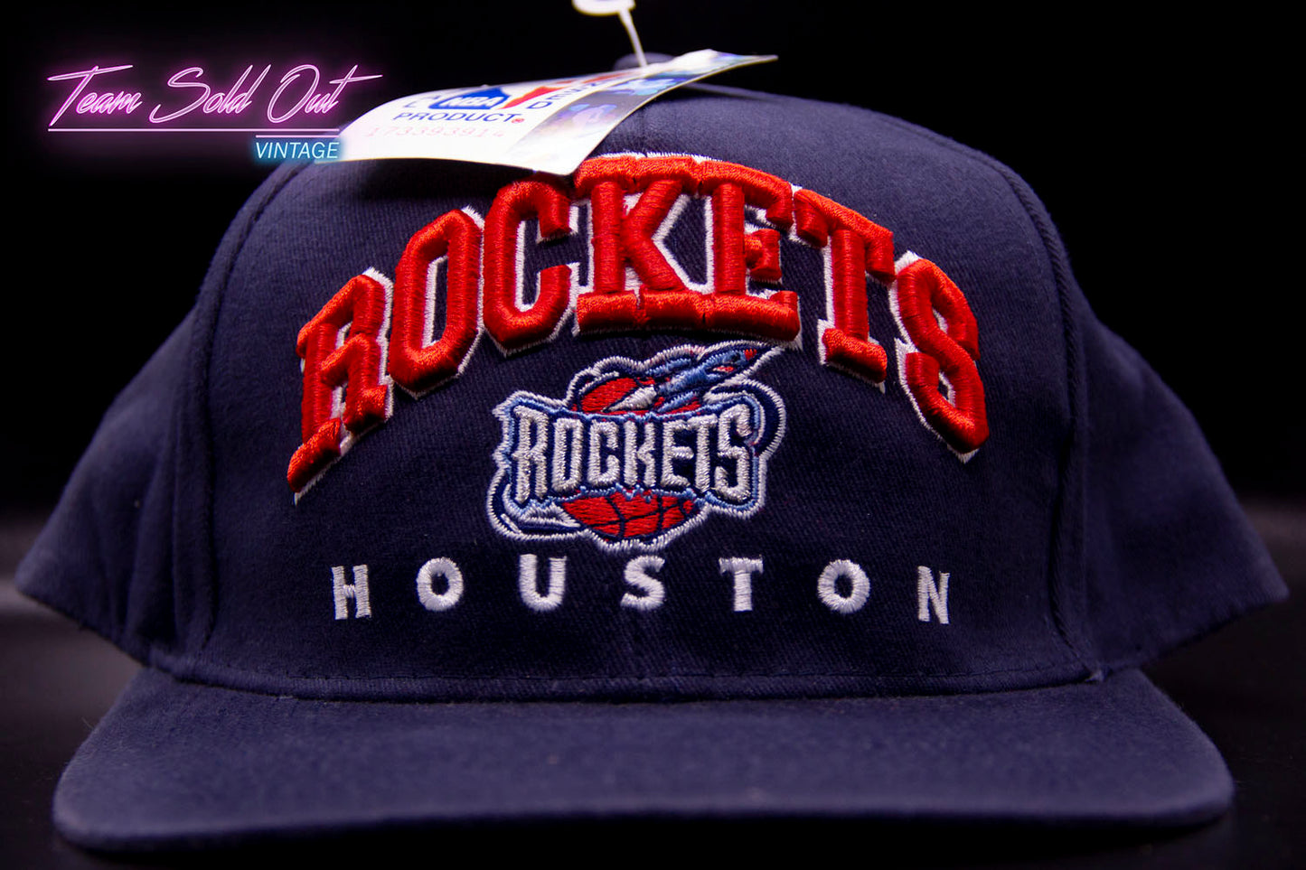 Vintage Box Seat Houston Rockets Snapback Hat NBA