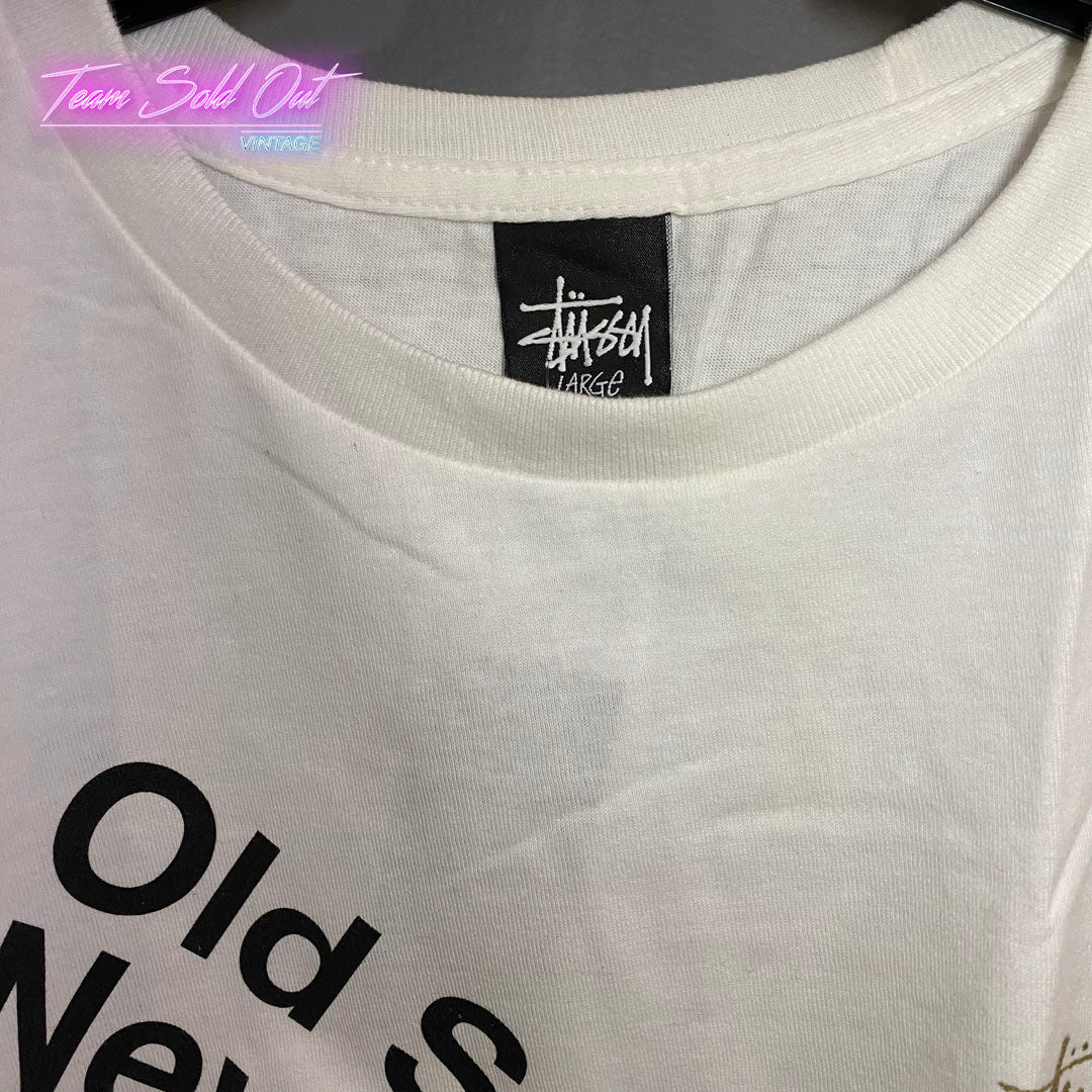 Vintage New Stussy Rules Tee T-Shirt Medium