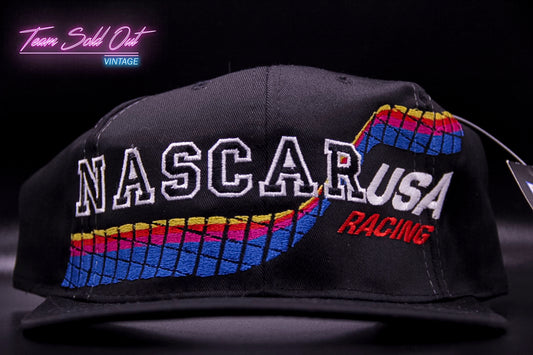 Vintage Nascar Racing USA Snapback Hat