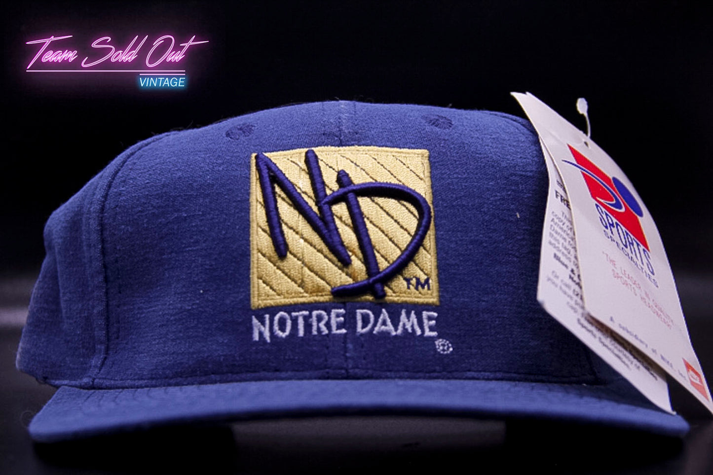 Vintage Sports Specialties University of Notre Dame Snapback Hat NCAA