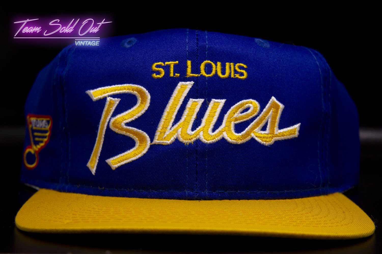 Vintage Sports Specialties St. Louis Blues Double Script Snapback