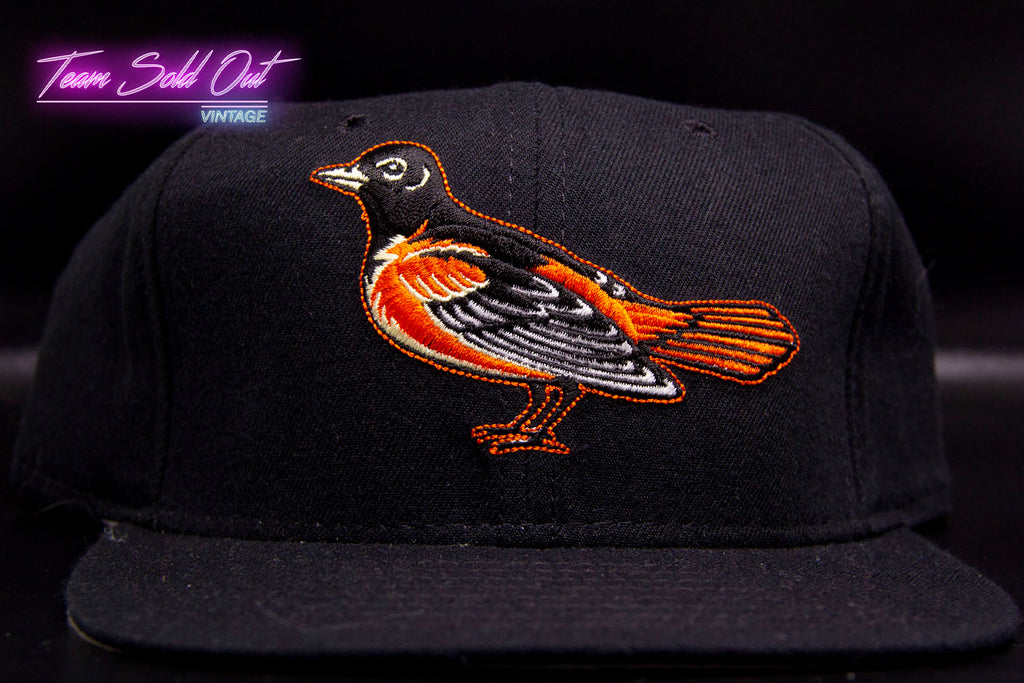 Baltimore Orioles Logo 7 Big Logo Side Script Vintage Snapback Cap