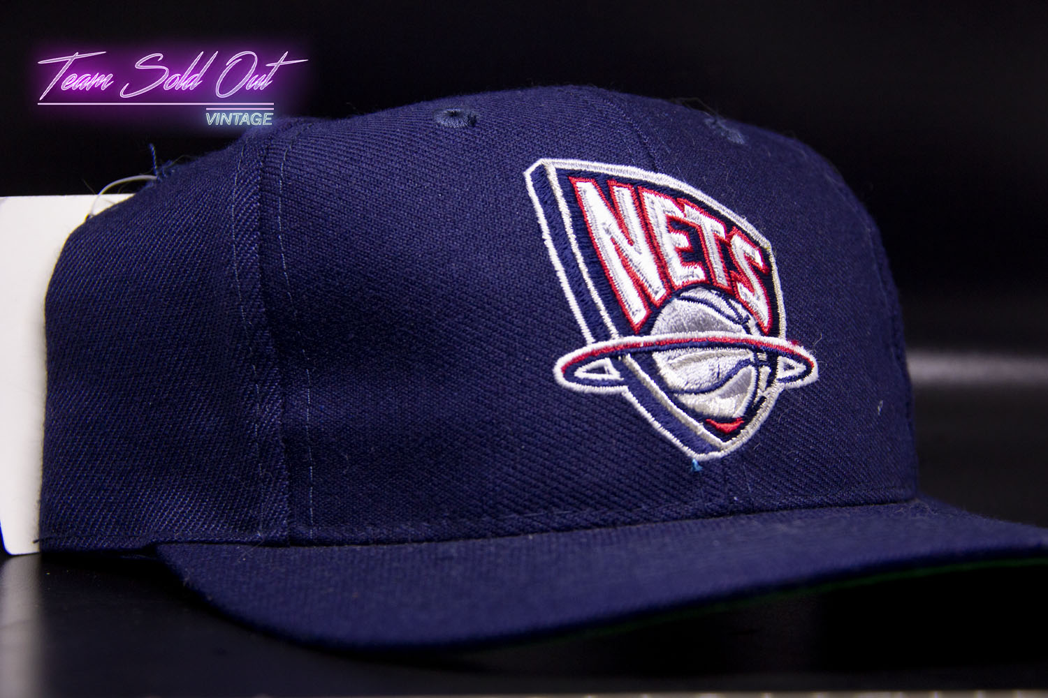 New Jersey Nets Logo Athletic NBA Vintage Wool Snapback Cap Hat - NWT –  thecapwizard