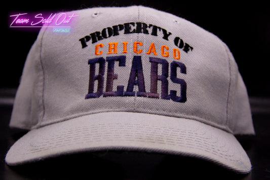Vintage New Era Property of Chicago Bears Snapback Hat NFL