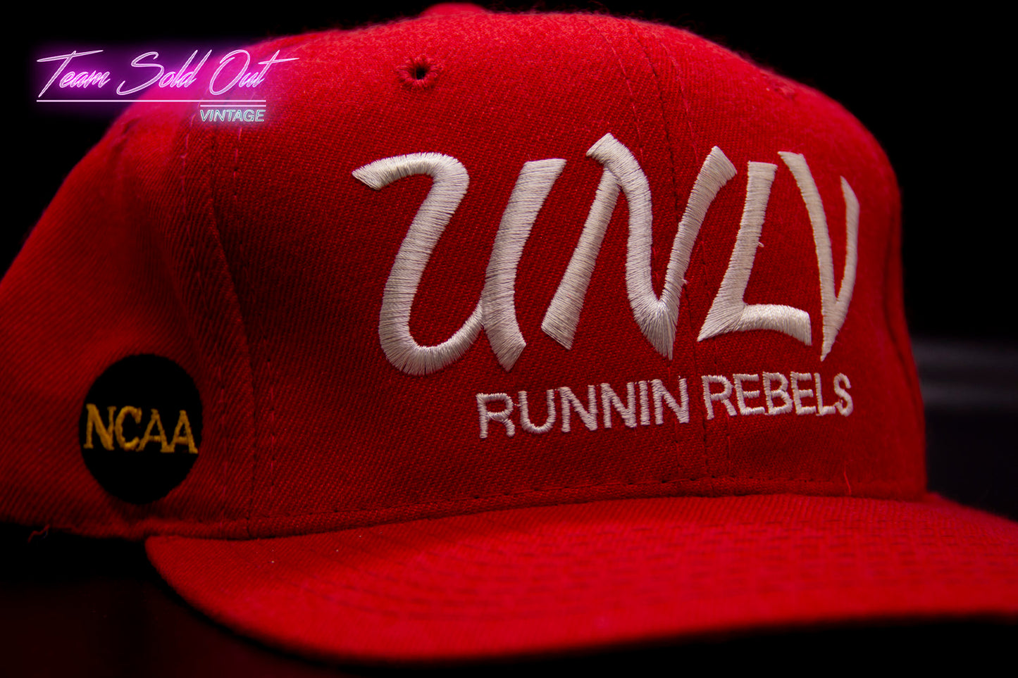 Vintage Sports Specialties The Pro UNLV Runnin' Rebels Single Script Snapback Hat NCAA