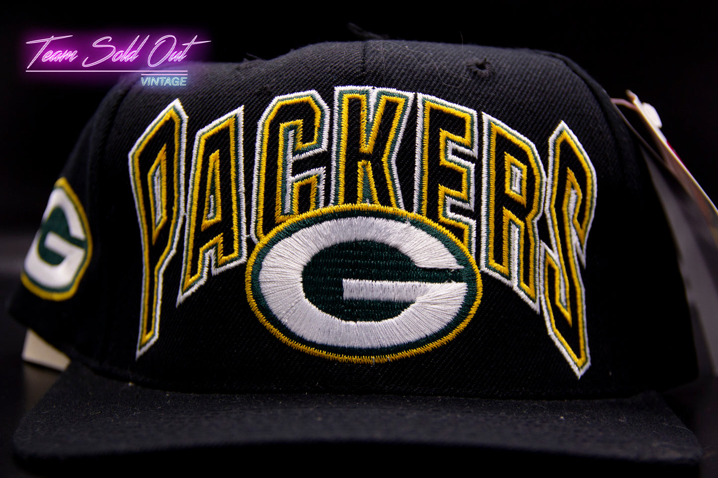 Vintage Drew Pearson Green Bay Packers Ach Snapback Hat NFL