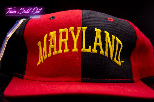 Vintage Headmaster University of Maryland Snapback Hat NCAA
