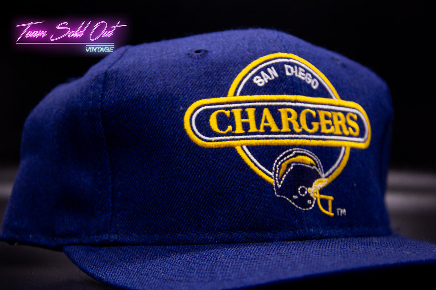 Vintage Sports Specialties Circle Logo San Diego Chargers Snapback Hat NFL