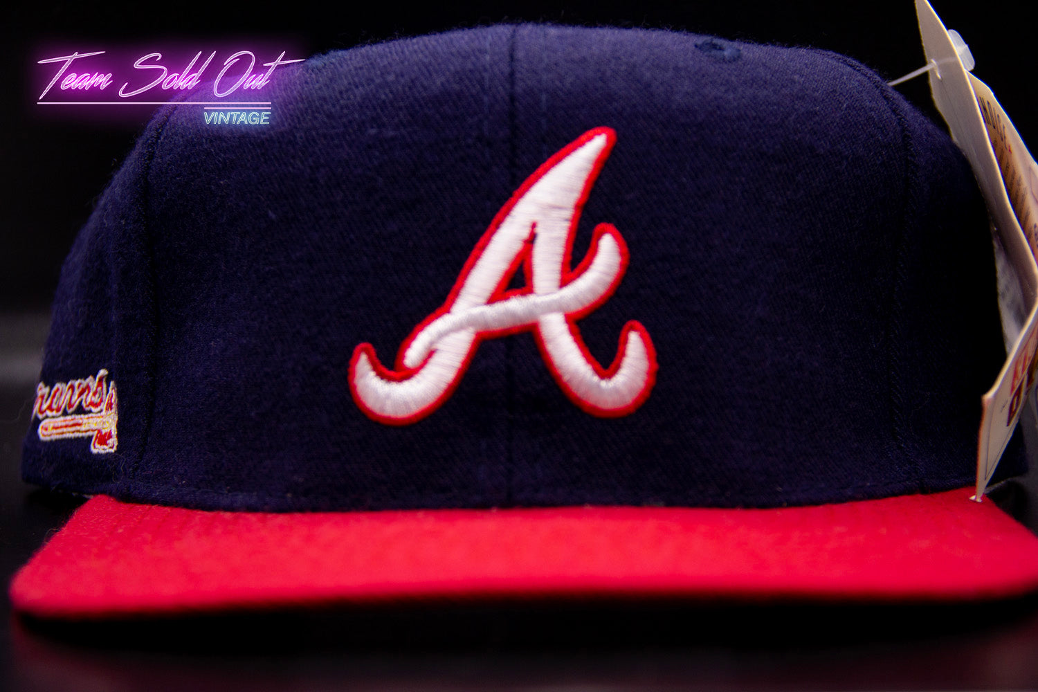 Atlanta Braves American Needle Cooperstown Vintage Fitted Cap Hat