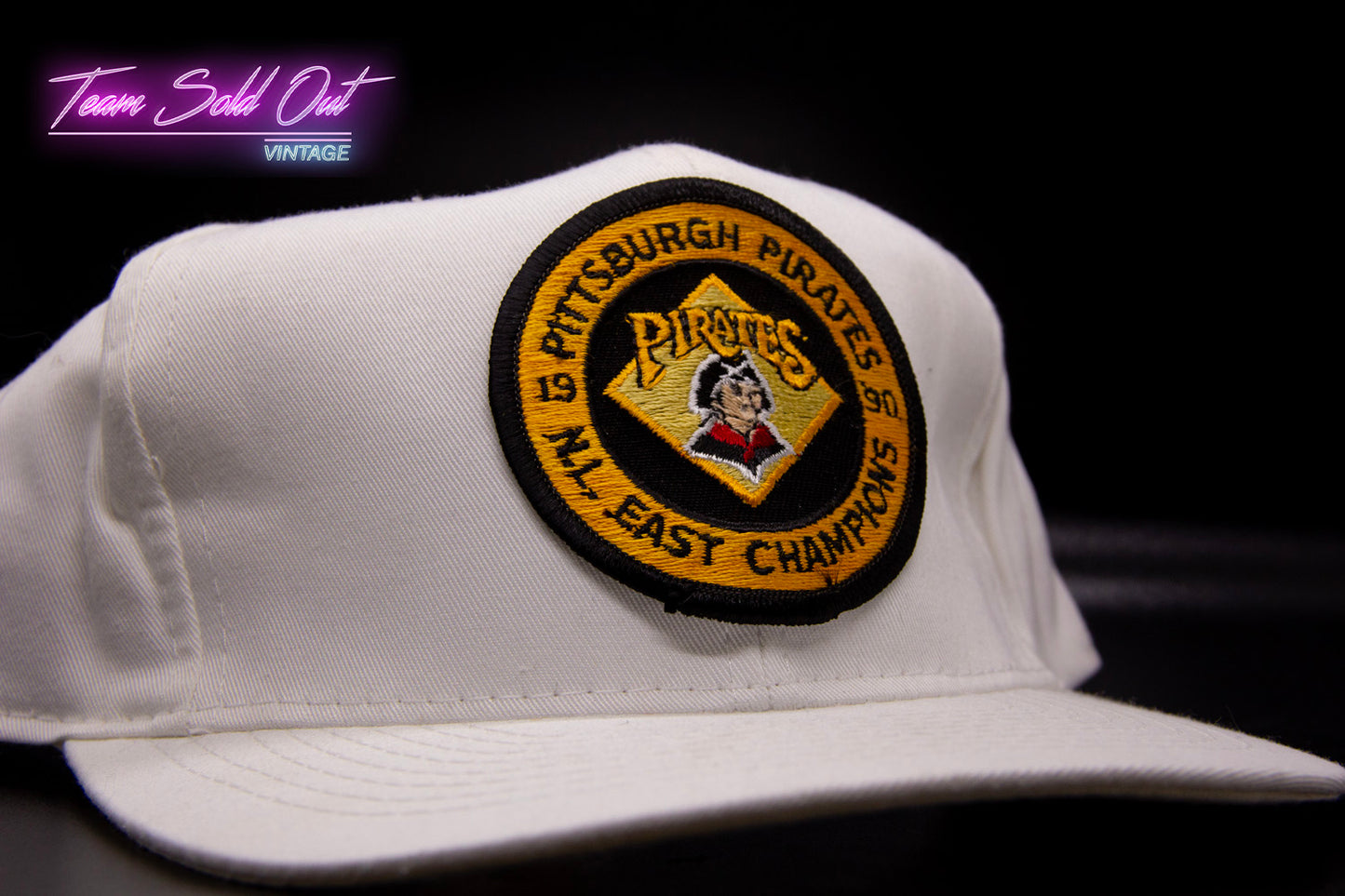 Vintage 1990 American Needle N.L. East Champions Pittsburgh Pirates Snapback Hat MLB