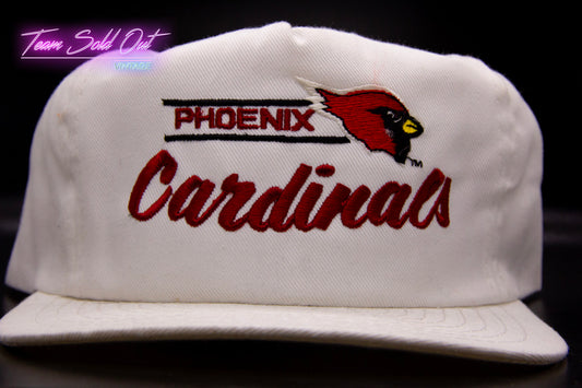 Vintage Annco Bar Script Arizona Phoenix Cardinals Snapback Hat NFL
