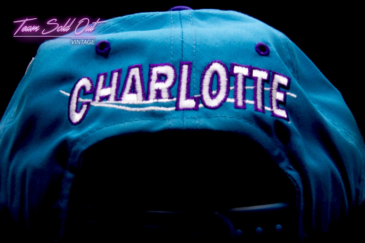 Vintage With Tags 90's NBA Official Charlotte Hornets Spellout Snapbac –  Chop Suey Official